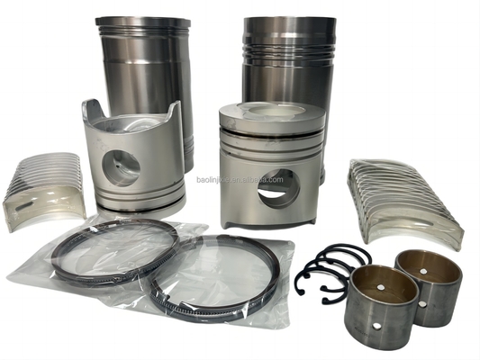 PC300 Excavator Diesel Engine Bearings Piston Rings Full Gasket Set Overhaul Rebuild Kit 6D114