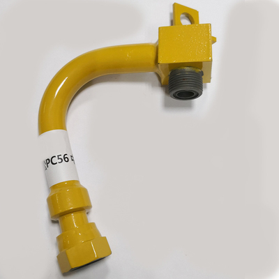 Komatsu PC56 Engine Middle Arm Cylinder Oil Inlet Iron Pipe For Crawler Excavator Model PC56