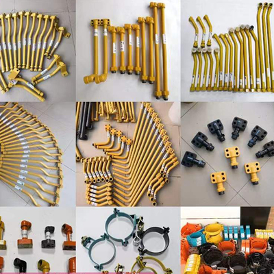 Doosan DH80 Excavator Hydraulic Oil Pipe For Bucket Stick Arm Cylinder Oil Return Iron Pipe
